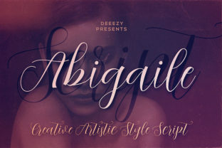 Abigaile Script: Elegant Handwritten Type