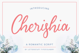 Cherishia: A Sweet Script Font
