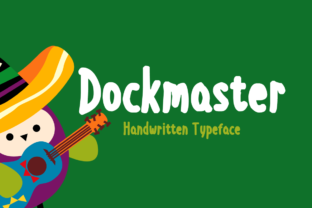 Dockmaster: A Bold Handwritten Font