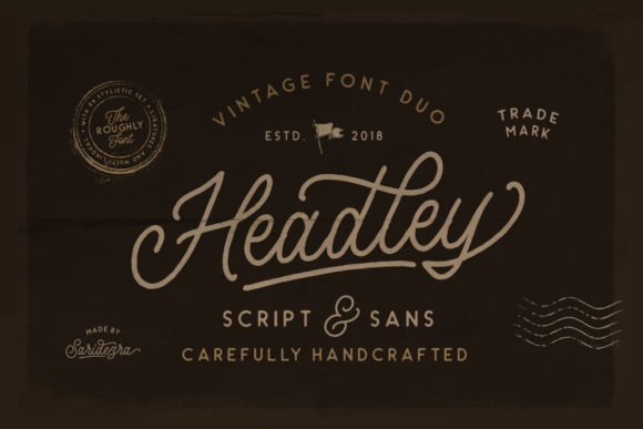 Headley Duo: A Vintage Font for Business