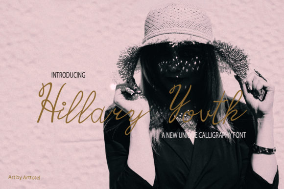 Hillary Youth: A Handwritten Font for Elegant Design