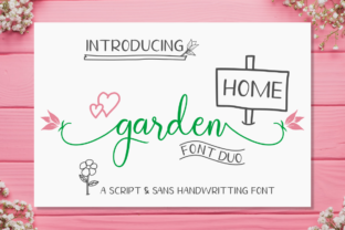 Homegarden Duo: A Handwritten Font for Web Design