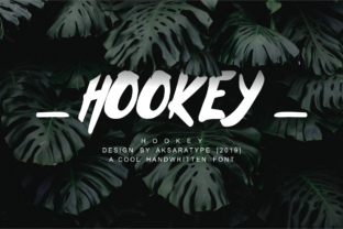 Hookey: A Cool Handwritten Font