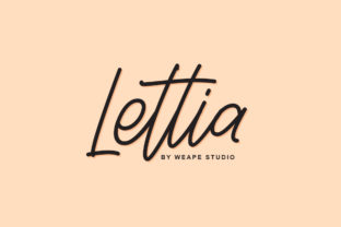 Lettia: A Handwritten Font for Web Design