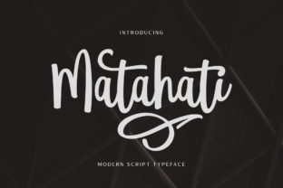 Matahati: A Script Font for Business
