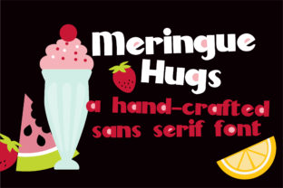 Meringue Hugs Font for Web Design