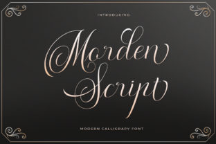 Morden Script: A Classic Calligraphy Font