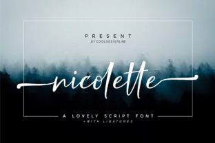 Nicolette Script: A Creative Font for Makers