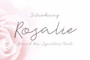 Rosalie Font: A Script Handwritten Typeface