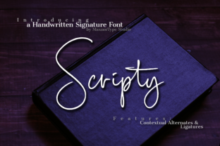 Scripty: A Handwritten Font for Creative Projects