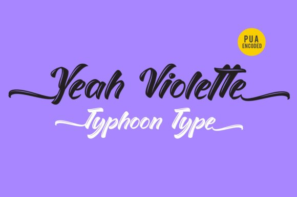 Yeah Violette: A Handwritten Font for Creative Makers